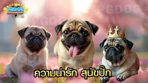 ความน่ารัก สุนัขปั๊ก