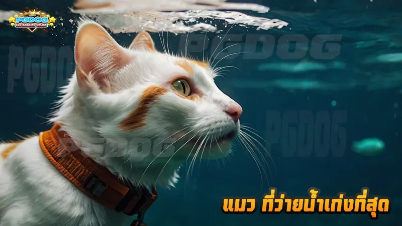แมว ที่ว่ายน้ำเก่งที่สุด