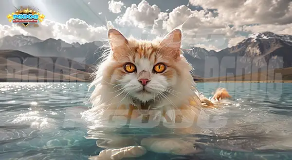 แมว ที่ว่ายน้ำเก่งที่สุด