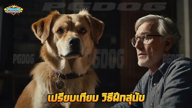 เปรียบเทียบ วิธีฝึกสุนัข