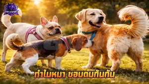 ทำไมหมา ชอบดมก้นกัน