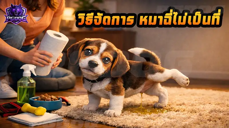 วิธีจัดการ หมาฉี่ไม่เป็นที่