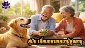 สุนัข เพื่อนคลายเหงาผู้สูงอายุ
