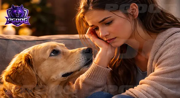 หมามองตาเจ้าของ สื่ออะไร