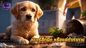 หมารู้สึกผิด หรือแค่ทำท่าทาง