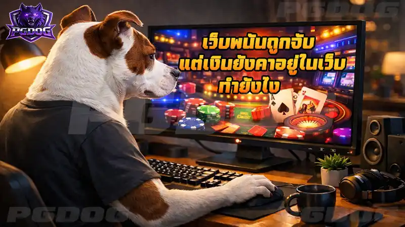 เว็บพนันถูกจับ แต่เงินยังคาอยู่ในเว็บ ทำยังไง