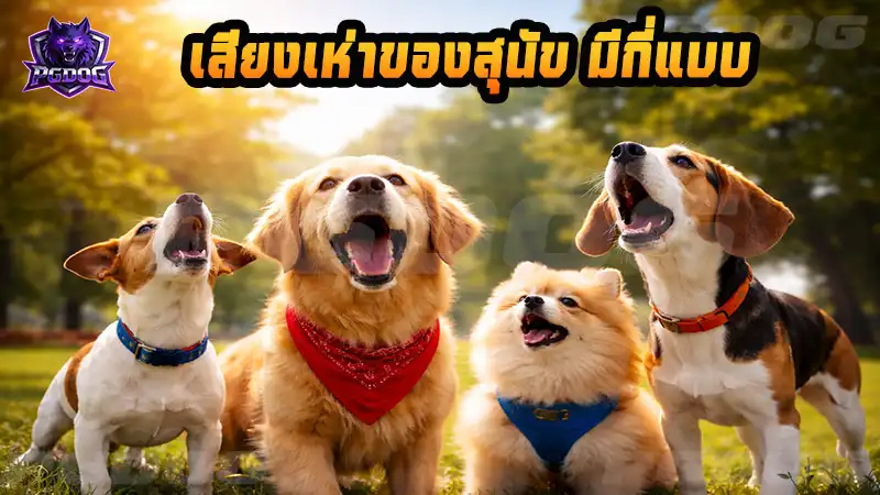 เสียงเห่าของสุนัข มีกี่แบบ