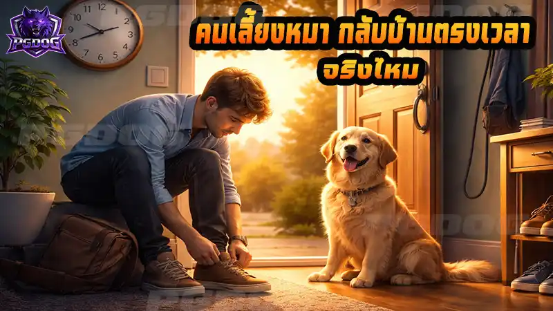 คนเลี้ยงหมา กลับบ้านตรงเวลา จริงไหม
