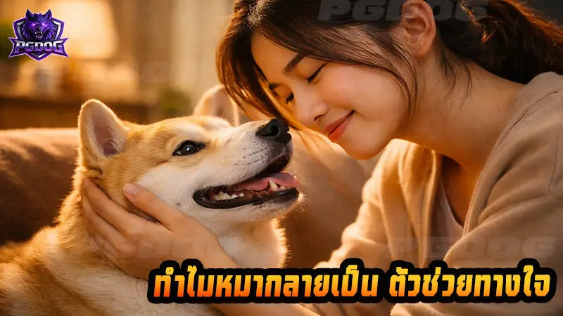 ทำไมหมากลายเป็น ตัวช่วยทางใจ