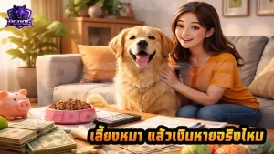 เลี้ยงหมา แล้วเงินหายจริงไหม