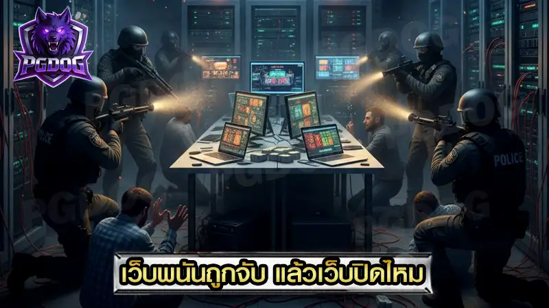 เว็บพนันถูกจับ แล้วเว็บปิดไหม