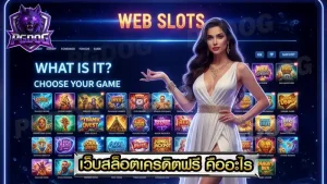 เว็บสล็อตเครดิตฟรี คืออะไร
