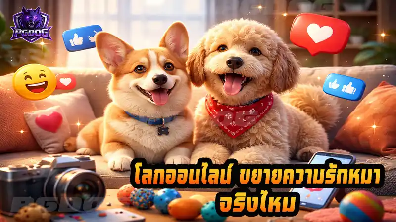 โลกออนไลน์ ขยายความรักหมา จริงไหม