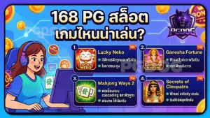 168 pg สล็อต เกมไหนน่าเล่น
