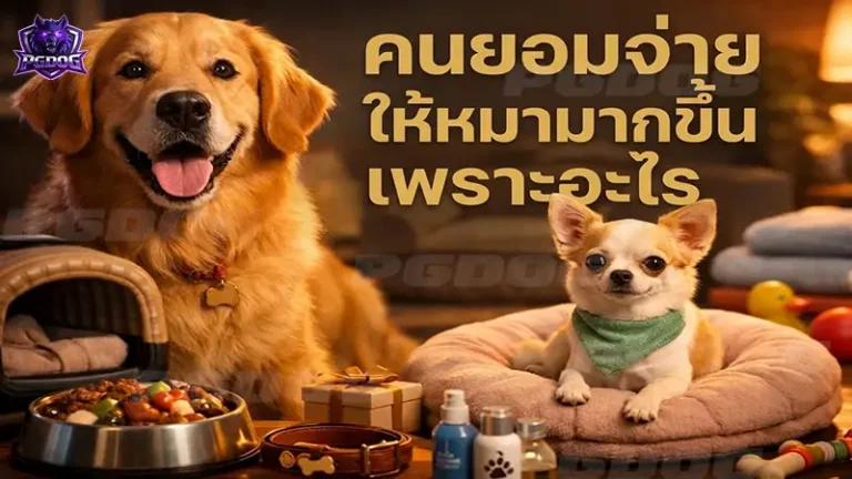 คนยอมจ่าย ให้หมามากขึ้น เพราะอะไร