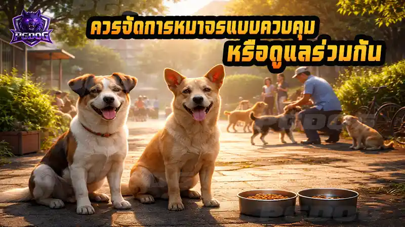 ควรจัดการหมาจรแบบควบคุม หรือดูแลร่วมกัน