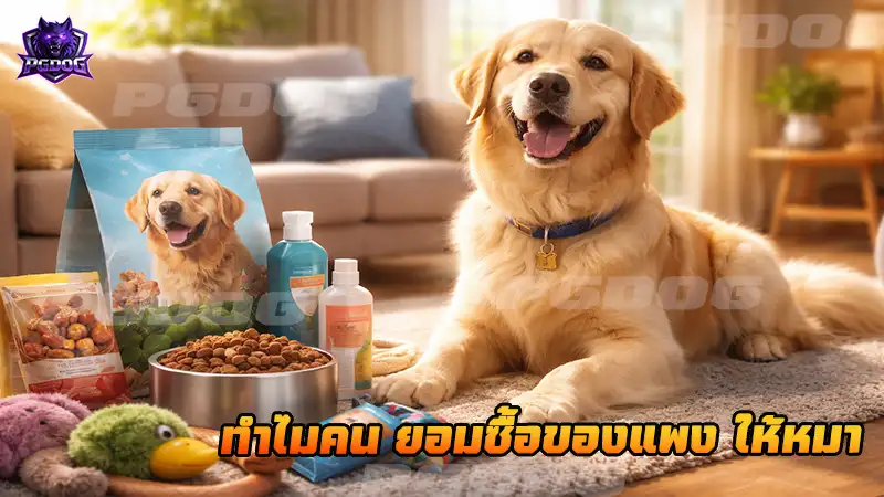 ทำไมคน ยอมซื้อของแพง ให้หมา