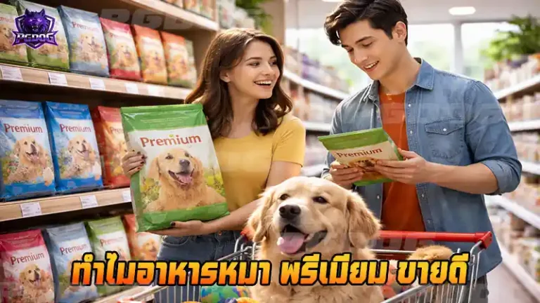 ทำไมอาหารหมา พรีเมียม ขายดี