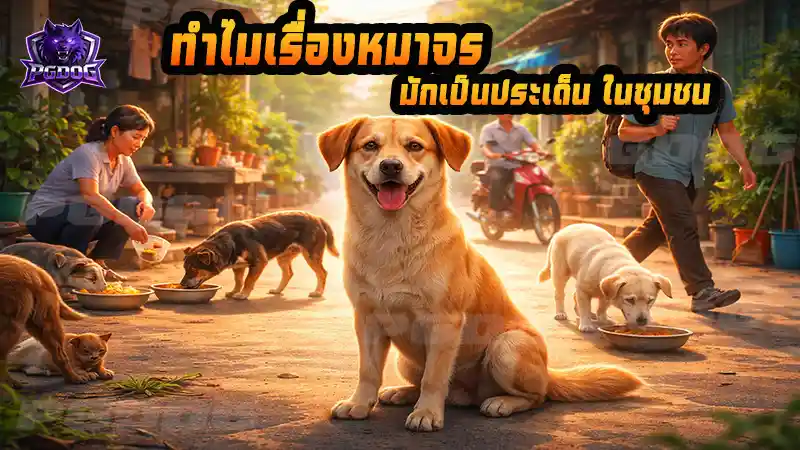 ทำไมเรื่องหมาจร มักเป็นประเด็น ในชุมชน