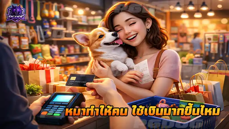 หมาทำให้คน ใช้เงินมากขึ้นไหม