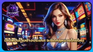 เล่นพนันเว็บต่างประเทศ จะผิดกฎหมายไทยไหม