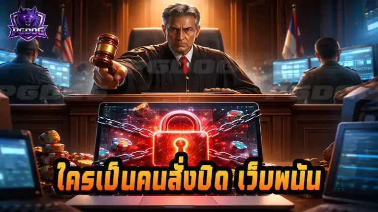 ใครเป็นคนสั่งปิด เว็บพนัน