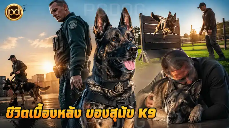ชีวิตเบื้องหลัง ของสุนัข K9 ที่หลายคนยังไม่เคยรู้